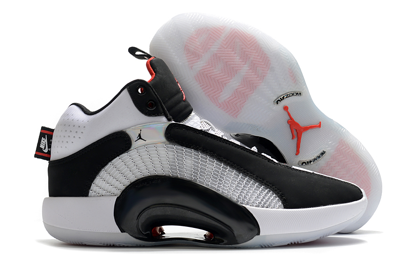 2020 Jordan 35 White Black Red - Click Image to Close